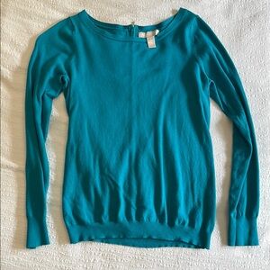Banana Republic Teal Crew Neck Sweater